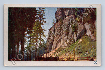 Pohlednice Sächsische Schweiz Kuhstallfelsen Miethke (M38427)