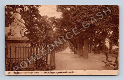 Pohlednice Francie Brest Cours Dajot veřejná promenáda (M38433)