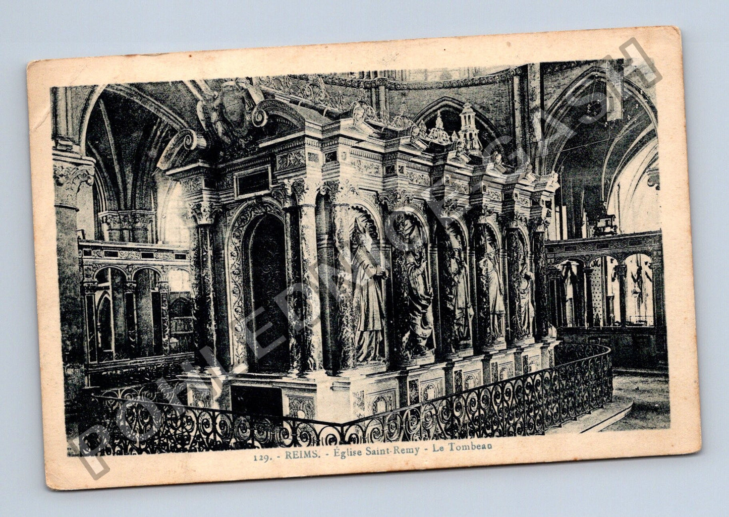 Pohlednice Francie Reims Eglise Saint-Remy Le Tombeau (M38435)