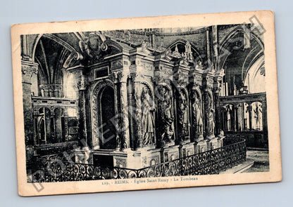 Pohlednice Francie Reims Eglise Saint-Remy Le Tombeau (M38435)