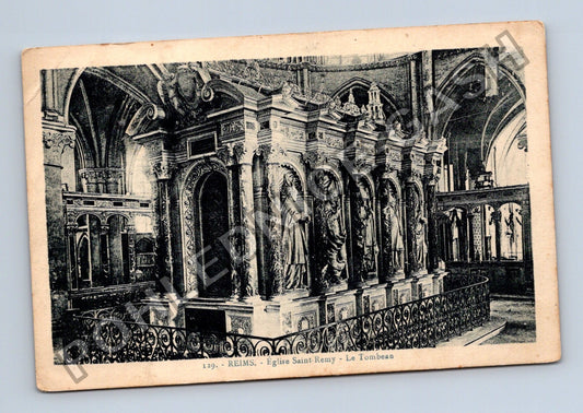 Pohlednice Francie Reims Eglise Saint-Remy Le Tombeau (M38435)
