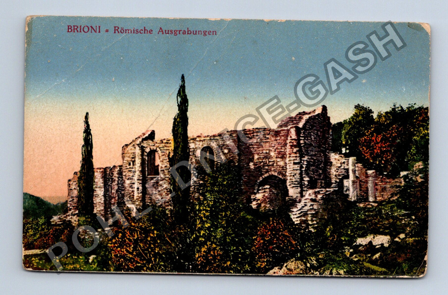 Pohlednice BRIJUNI (Brioni) Římské vykopávky (M38437)