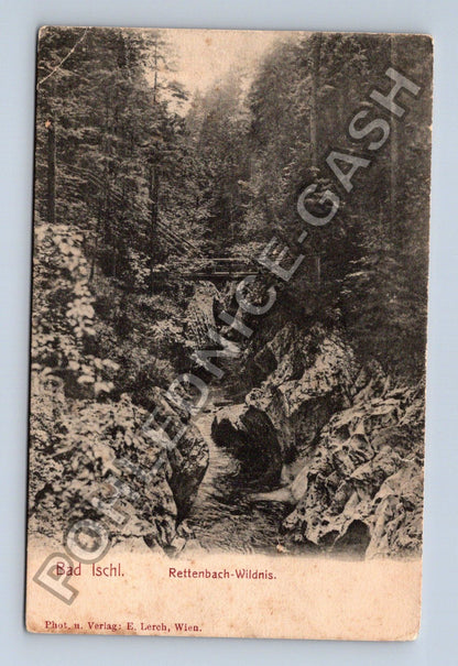 Pohlednice Bad Ischl Rettenbach-Wildnis Rakousko (M38439)
