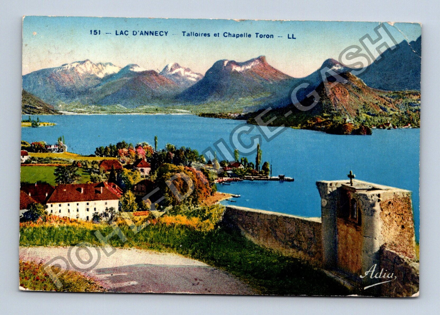 Pohlednice Francie Lac dAnnecy Talloires Chapelle Toron (M38442)
