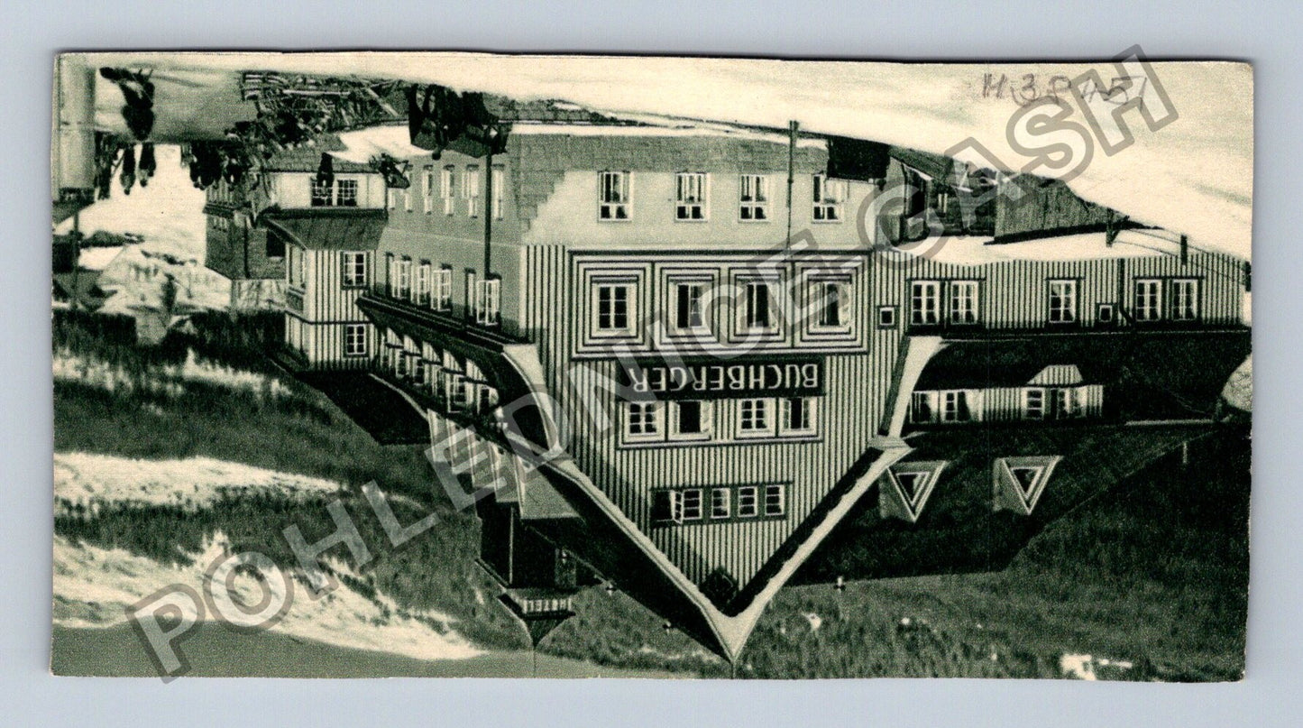 Pohlednice Rakousko Buchberger zimní krajina hotel (M38451)