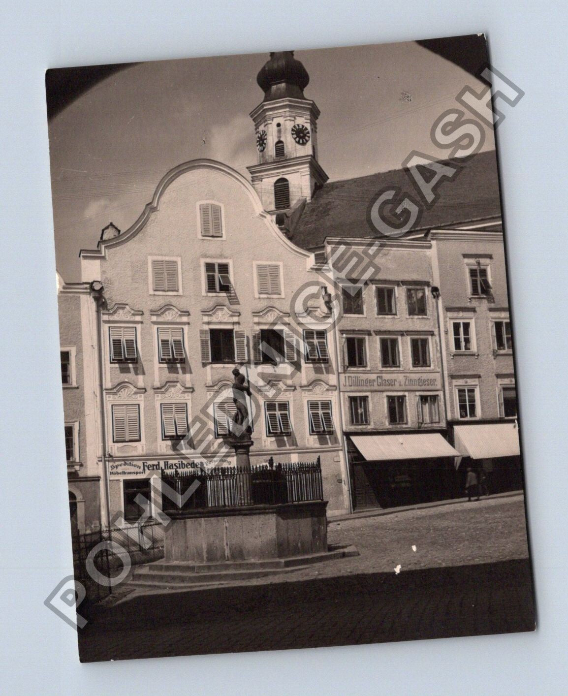 Pohlednice Rakousko Schärding budova s věží (M38454)