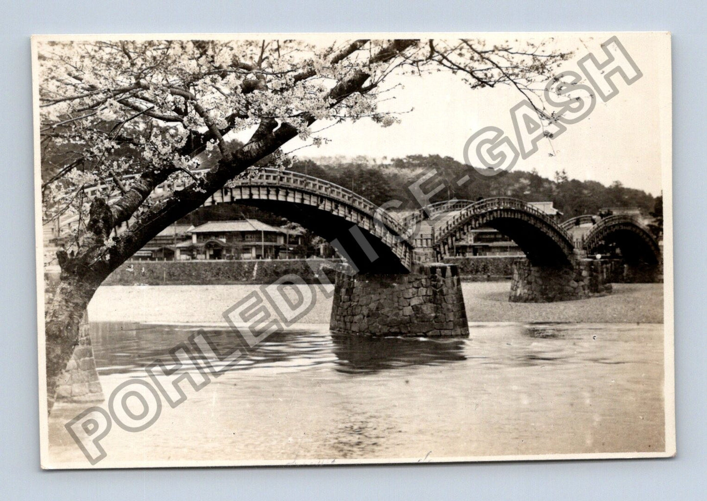 Stará fotografie Japonsko Kintai bridge of Iwakuni (M38456)