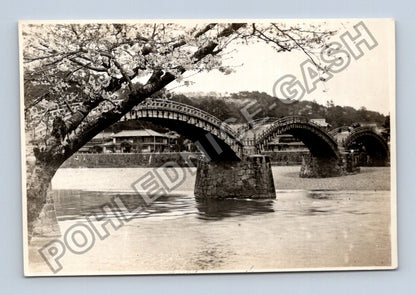Stará fotografie Japonsko Kintai bridge of Iwakuni (M38456)