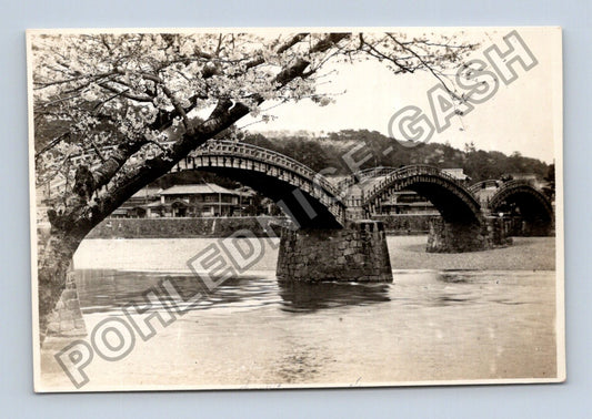 Stará fotografie Japonsko Kintai bridge of Iwakuni (M38456)