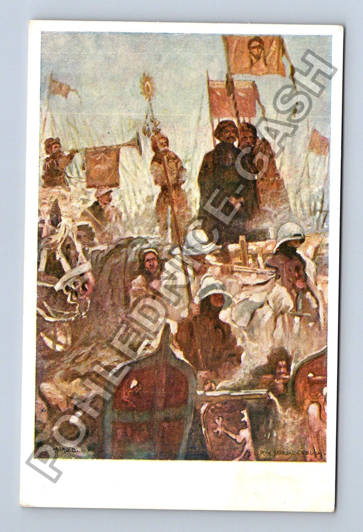 Pohlednice Bitva u Lipan dle návrhu L Marolda (M38466)