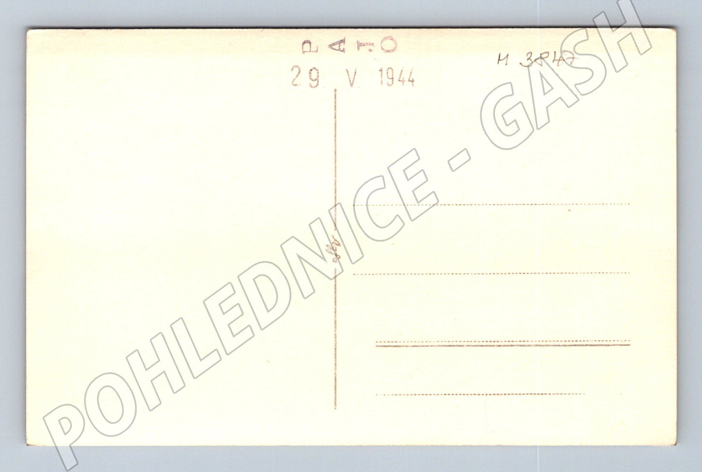 Pohlednice ruka sázející rostlinku – umělecká čb (M3847)