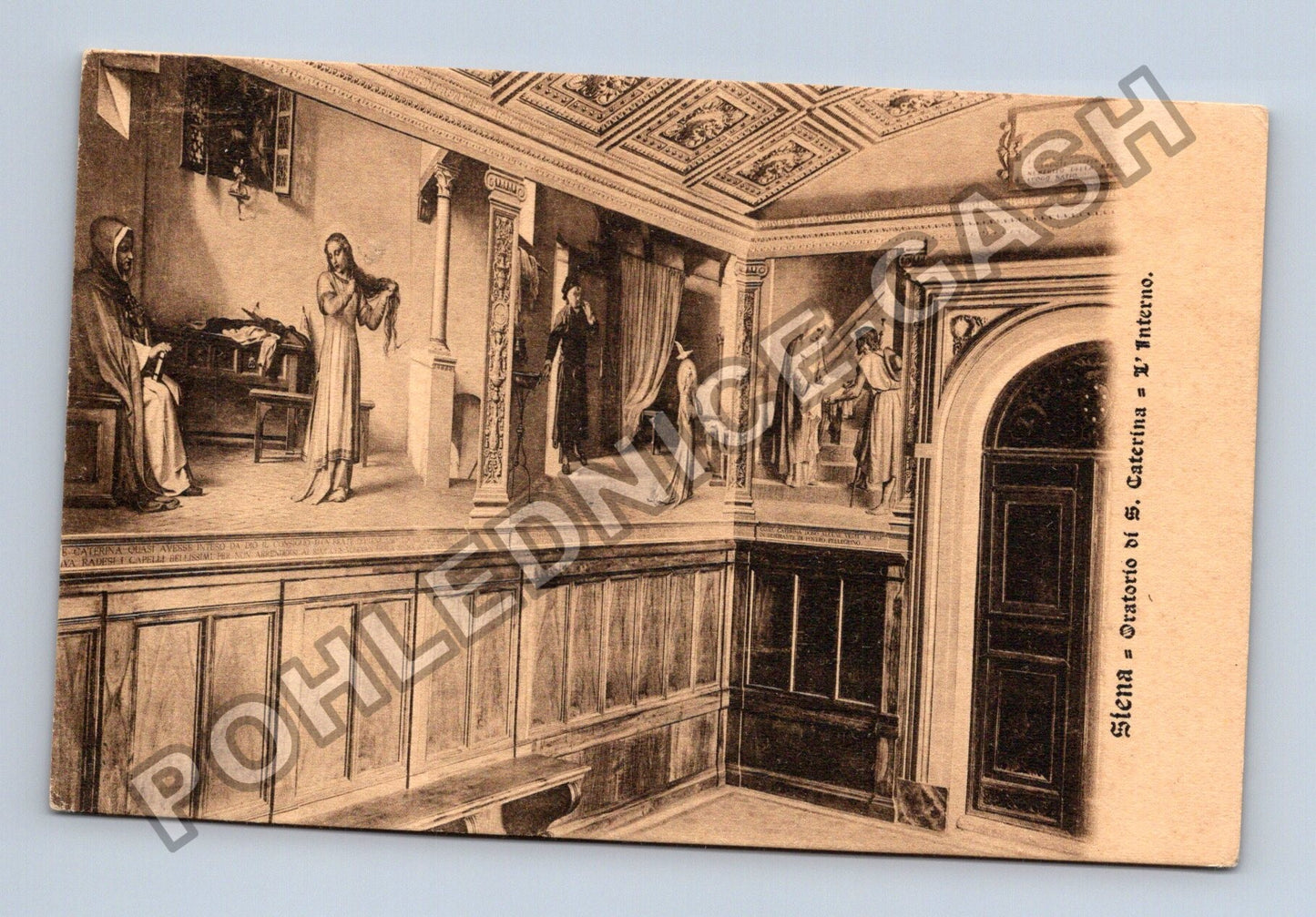 Pohlednice Itálie Siena Oratorio di S Caterina L interno (M38474)