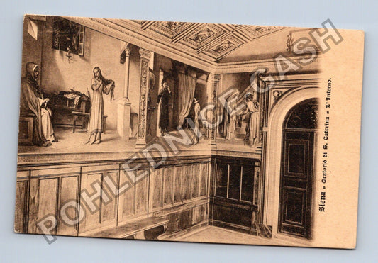 Pohlednice Itálie Siena Oratorio di S Caterina L interno (M38474)