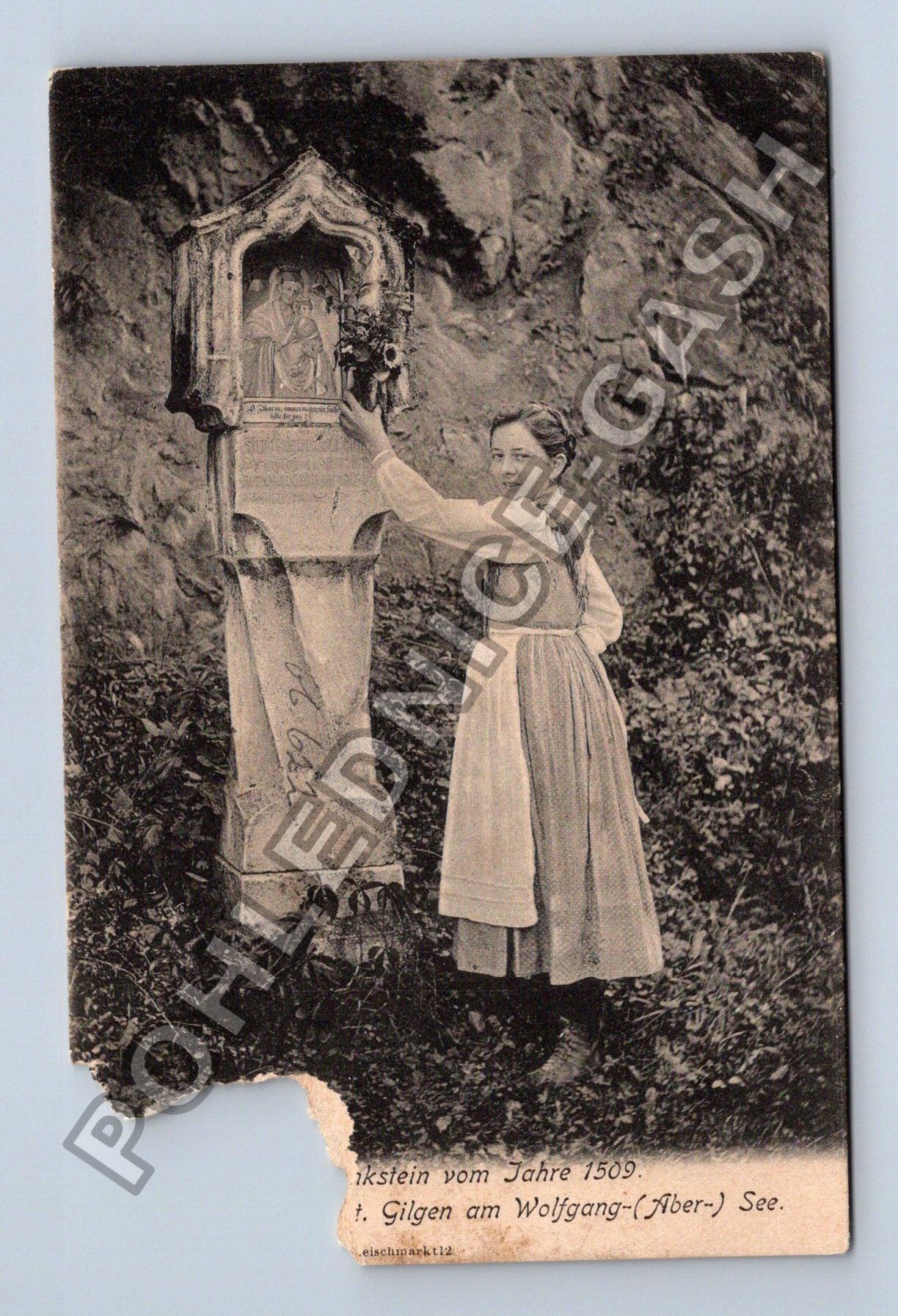 Pohlednice Rakousko St Gilgen am Wolfgangsee 1909 (M38487)