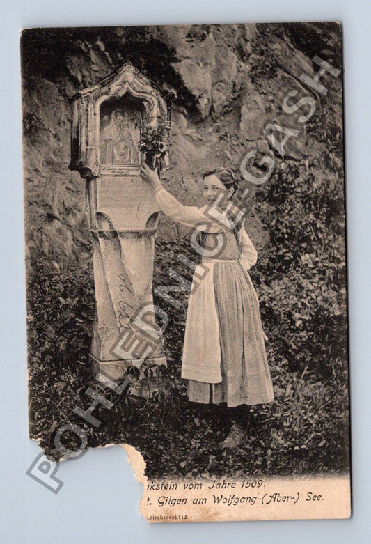 Pohlednice Rakousko St Gilgen am Wolfgangsee 1909 (M38487)
