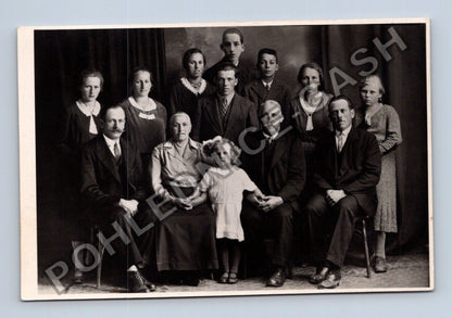 Pohlednice Rakousko Frankenmarkt rodinná skupinová fotografie (M38505)