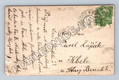 Pohlednice Rodinný portrét manželé a dvě děti 1914 (M38513)