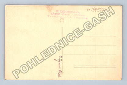 Pohlednice E. Doubrava Lázně Trenčianské Teplice 1936 (M38517)