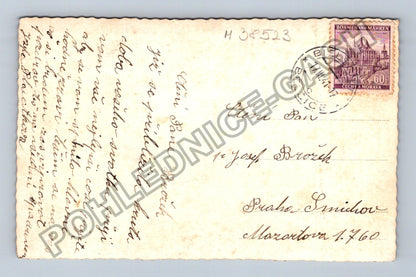 Pohlednice Dívka v šatech Biel Böhme und Mähren 1941 (M38523)