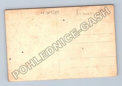 Stará fotografie Vánoce 1943 chlapec a dívka (M38539)