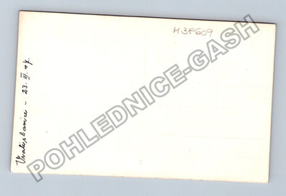 Stará fotografie Vivaterbanice dítě v kočárku 1947 (M38609)