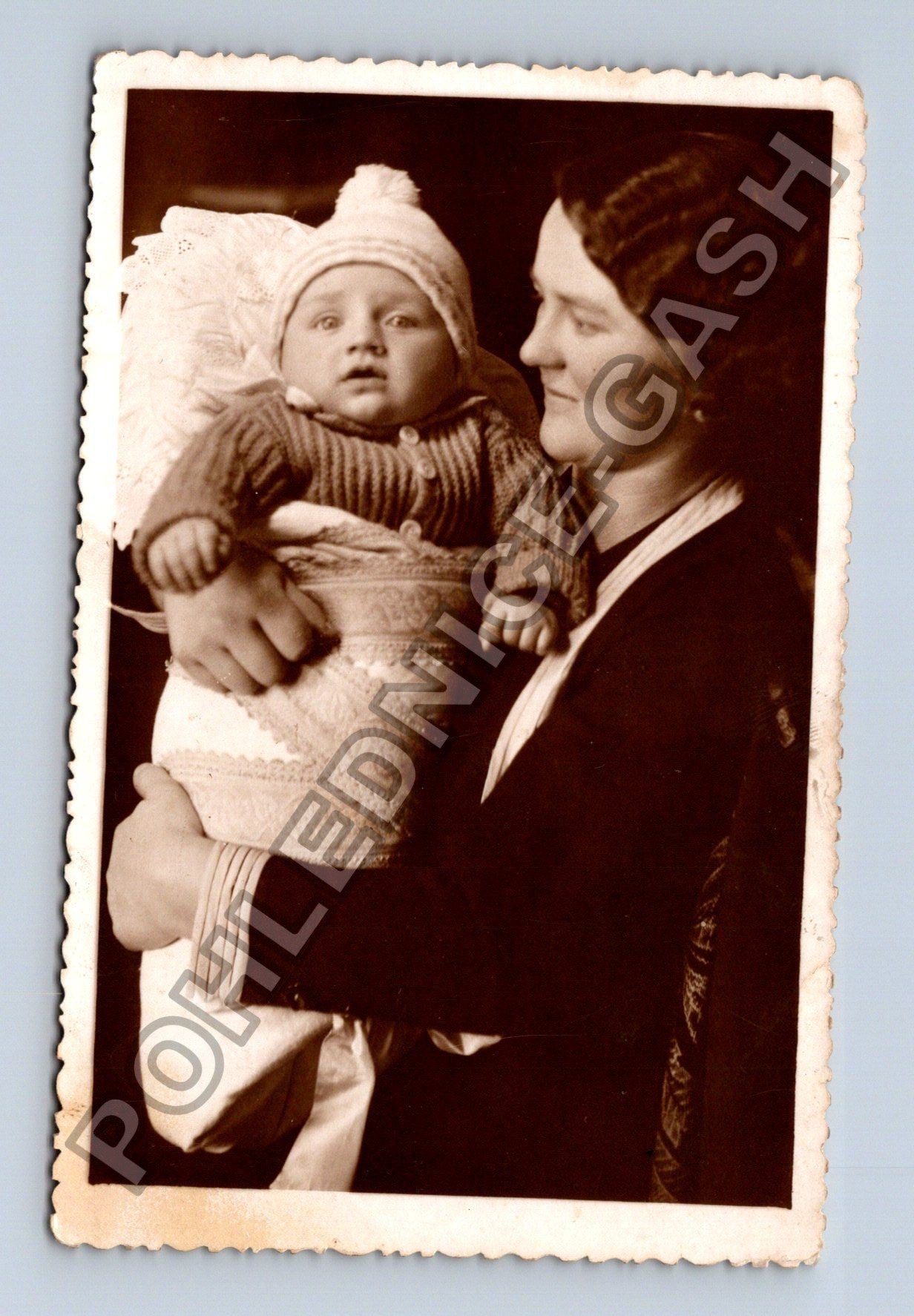 Stará fotografie Jiříček a maminka (M38626)