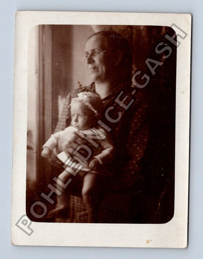 Stará fotografie Žena s dítětem portrét (M38658)