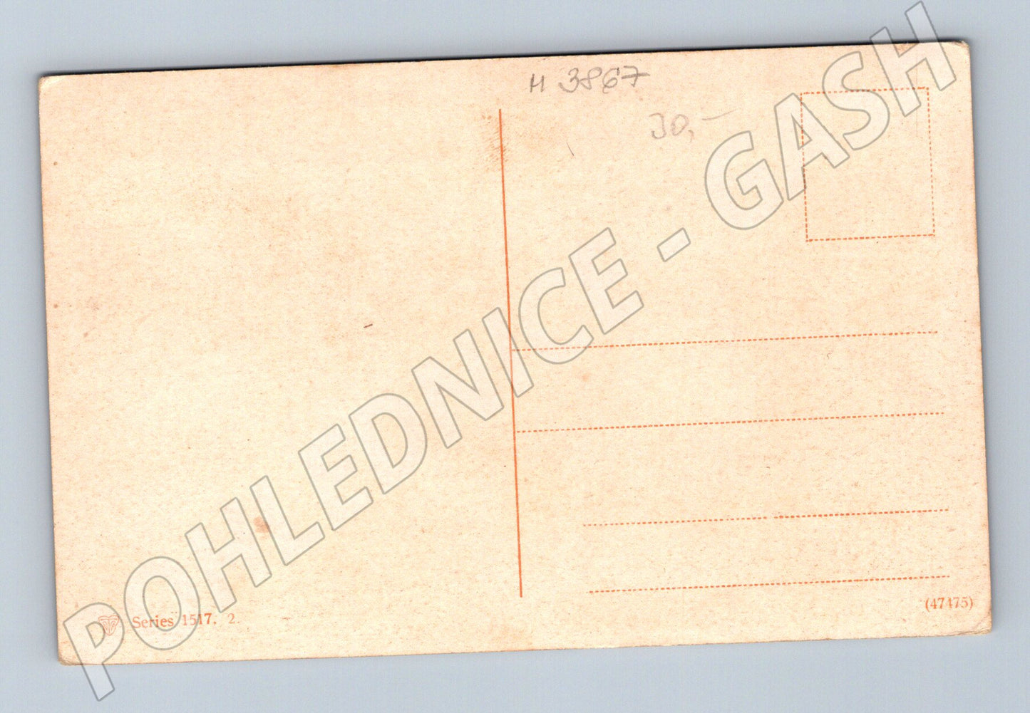 Pohlednice krávy na pastvě – venkovská krajina (M3867)