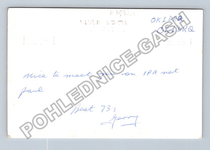 Starý Irsko QSL lístek Gerry FitzGerald Skerries (M38720)