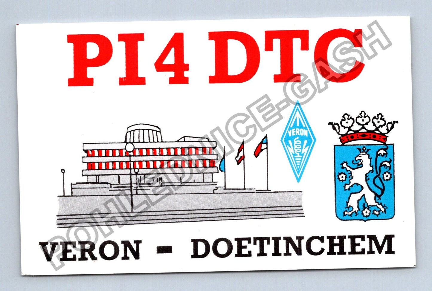 Starý Holandsko Doetinchem radnice VERON PI4DTC 1992 (M38740)