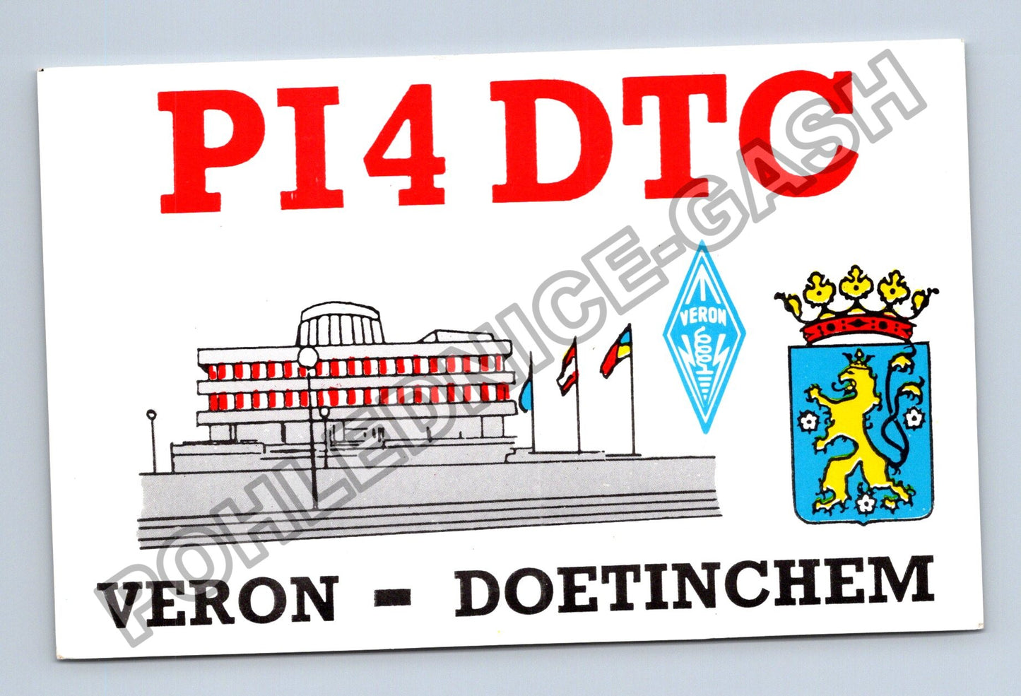 Starý Nizozemsko Doetinchem City Hall VERON 1992 (M38741)