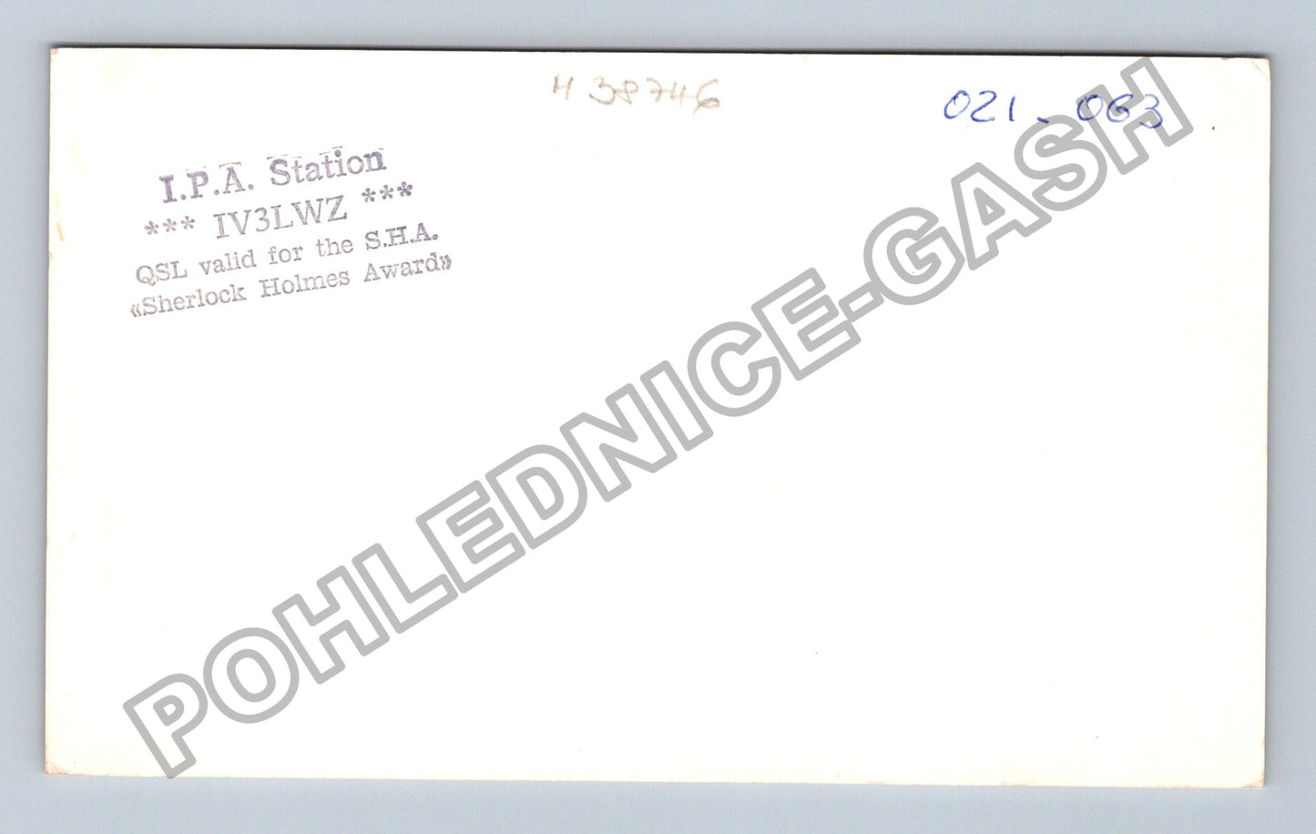 Starý Itálie Monte Carlo QSL lístek 1994 (M38746)