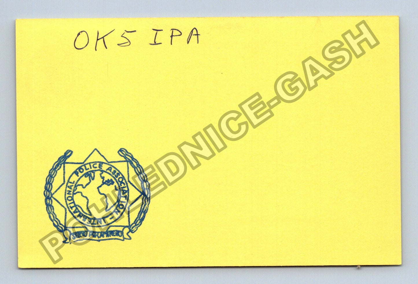 Starý Belgie Ostend QSL QSL OK5IPA 1993 (M38748)
