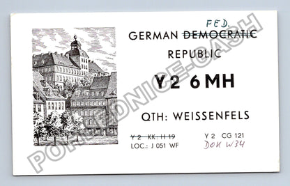 Pohlednice Německo Weissenfels hrad a domy 1999 (M38768)