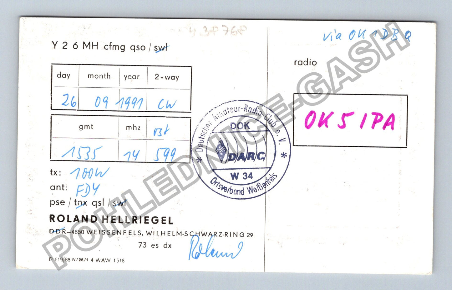 Pohlednice Německo Weissenfels hrad a domy 1999 (M38768)