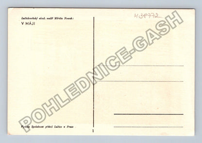 Pohlednice Lužickosrbský akad malíř Měrćin Nowak V MÁJI (M38772)