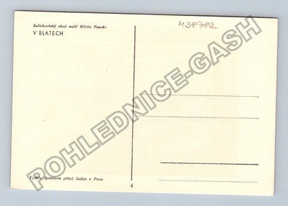 Pohlednice Lužickosrbský malíř Měrćin Nowak V BLATECH (M38782)