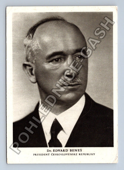 Pohlednice Dr Edvard Beneš prezident Československé republiky (M38787)