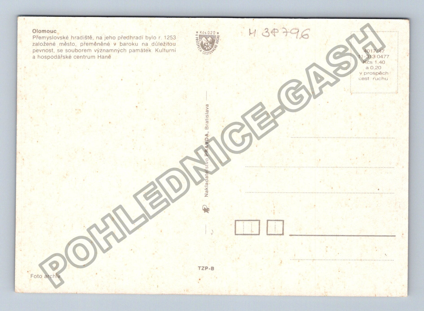 Pohlednice Olomouc koláž motivů (M38796)