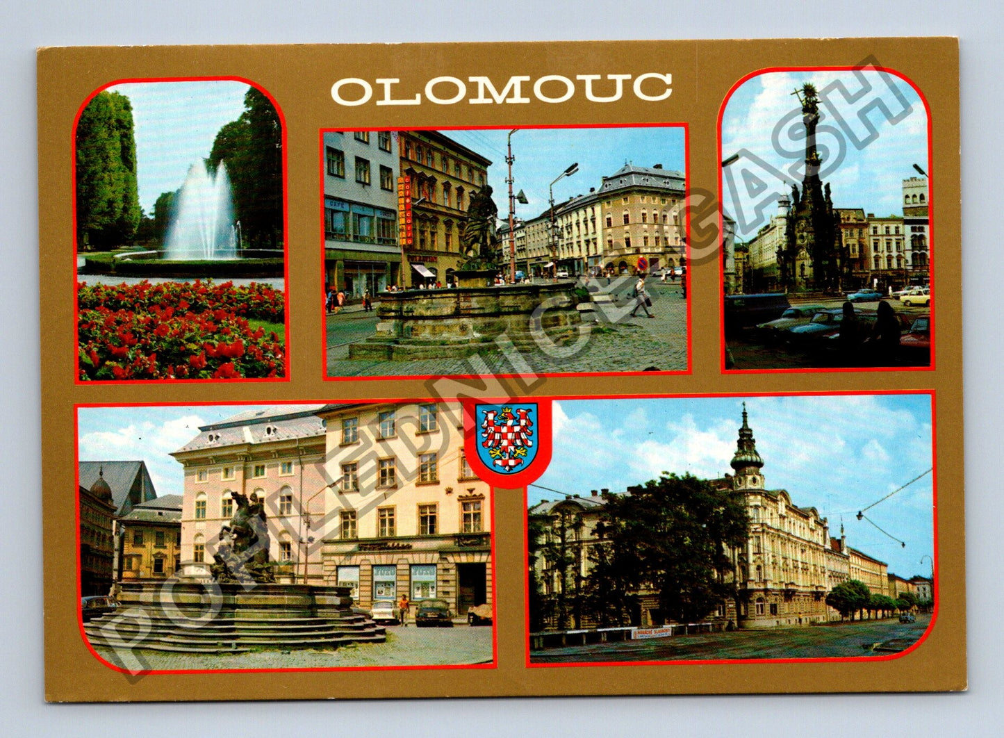 Pohlednice Olomouc koláž motivů (M38797)