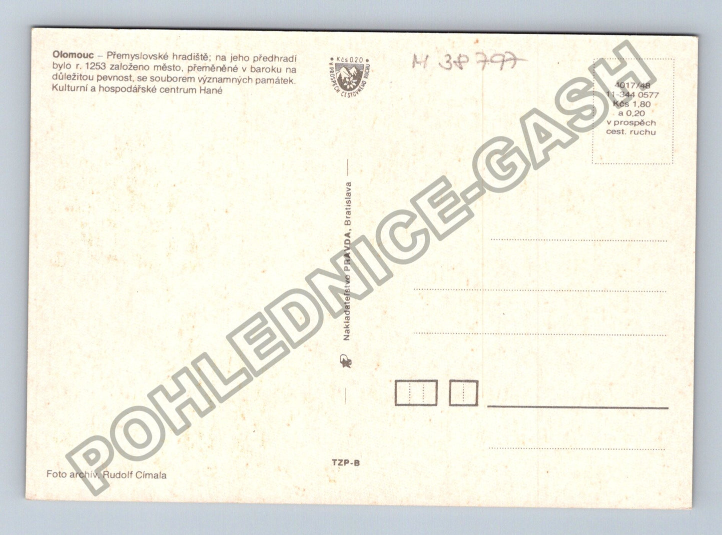 Pohlednice Olomouc koláž motivů (M38797)