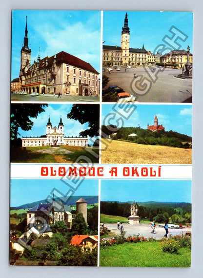 Pohlednice Olomouc a okolí Litovel Hrad Bouzov Šternberk (M38821)