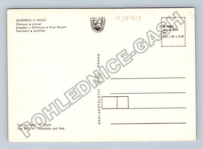 Pohlednice Olomouc a okolí Litovel Hrad Bouzov Šternberk (M38821)