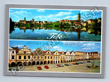 Pohlednice Telč Městská památková rezervace náměstí (M38822)