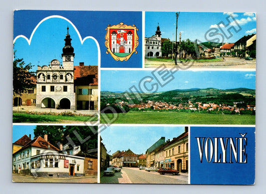 Pohlednice Volyně okres Strakonice náměstí ulice (M38823)