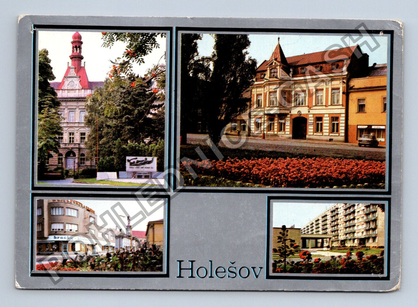 Pohlednice Holešov koláž motivů (M38826)