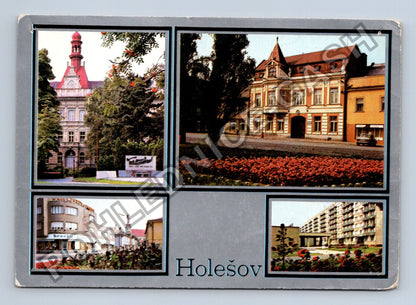 Pohlednice Holešov koláž motivů (M38826)