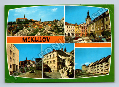 Pohlednice Mikulov koláž motivů (M38828)