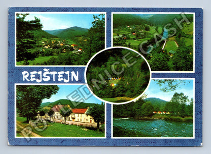 Pohlednice Rejštejn okres Klatovy koláž motivů (M38833)
