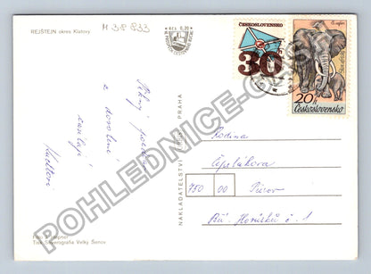 Pohlednice Rejštejn okres Klatovy koláž motivů (M38833)